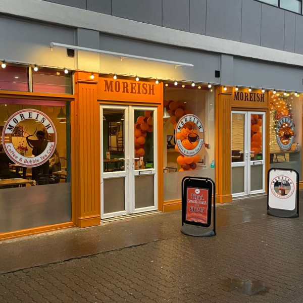 Moreish Coffee and Bubble Tea Café British in Hereford, Herefordshire